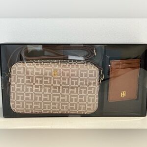 TOMMY HILFIGER Women Beige Sling Bag withh cardholder